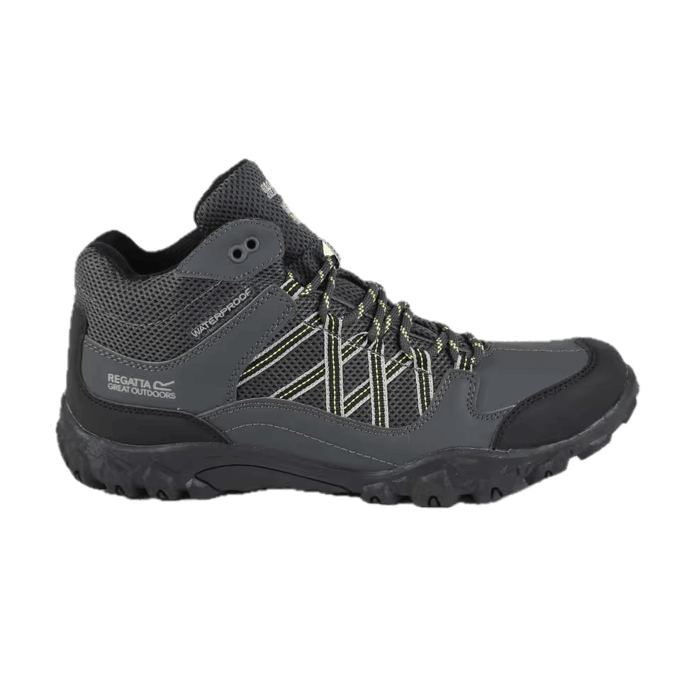 Grey regatta hiking boots with ankle support